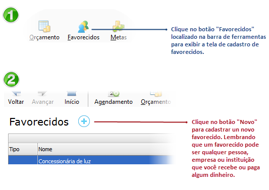 Guia para agendamento de pagamentos/recebimentos no Dindin